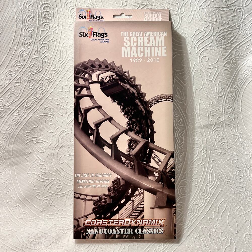 Great American Scream Machine Coasterdynamix Nanocoaster Six Flags Model - New